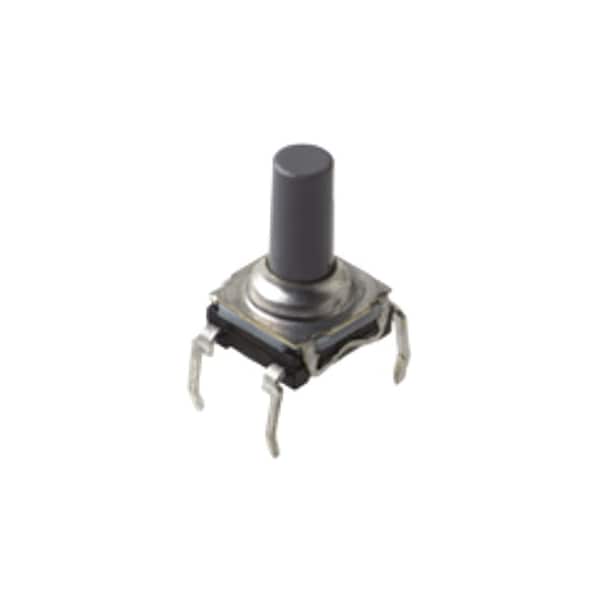 Interruptor de teclado C&K Components, 1 interruptor, SPST, momentáneo-táctil, 0.05A, 32Vdc, 5N, 4 orificios de soldadura en PCB, soldadura - KSL0M511LFTR