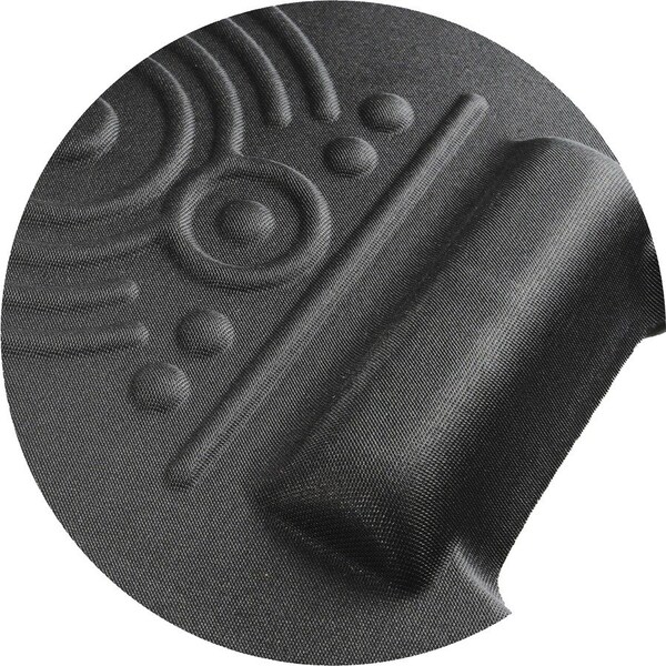 Floortex Antifatigue Mat, 30 in L x 20 in W, .2 in Thickness, Black - FLRFCA42030XBK