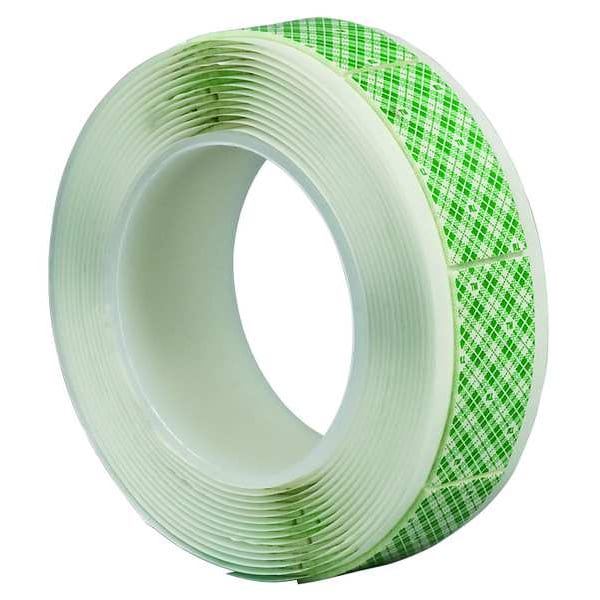 3M Double-Sided Foam Tape, 1 in W, 1 in L, 3/32 in, Polyurethane Foam, Double-Sided, 162 PK - 4016
