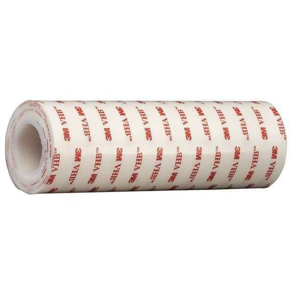 3M Double-Sided Foam Tape, 6 in W, 1 yd L, 1/32 in, Acrylic Foam, Double-Sided - 4950