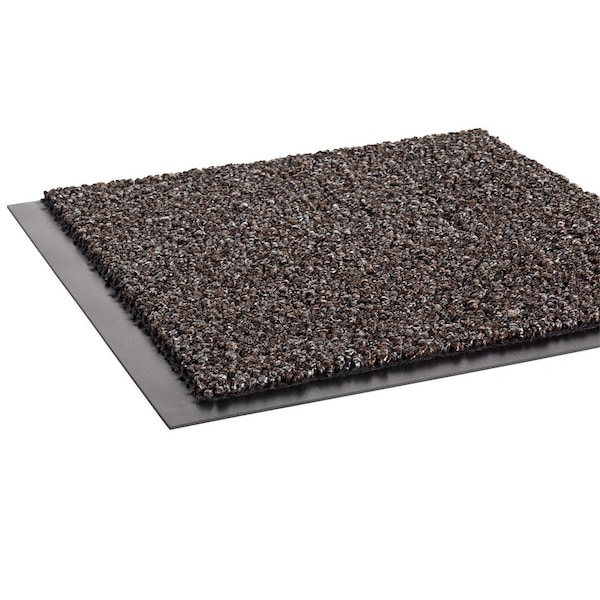 Crown Matting Technologies Scraper/Wiper Mat, Polypropylene, 5/16" Thick, Brown, 3' W x 6' L - CS 0036BR