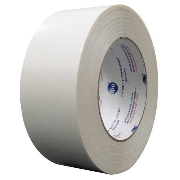 Intertape Double-Coated Tape, 5 11/16 in W, 60 yd L, 7.9 mil, Polyester Film, Double-Sided, 8 PK - DCP800A2PW14455