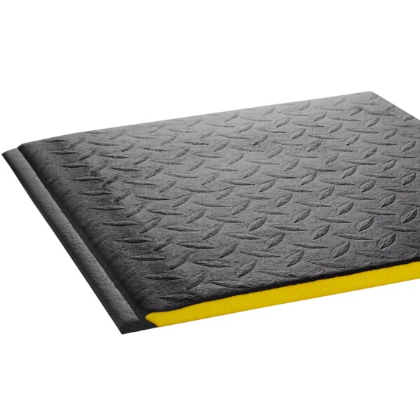 Crown Matting Technologies Antifatigue Mat, 12 ft. L x 3 ft. W, Black - WB 0312KD