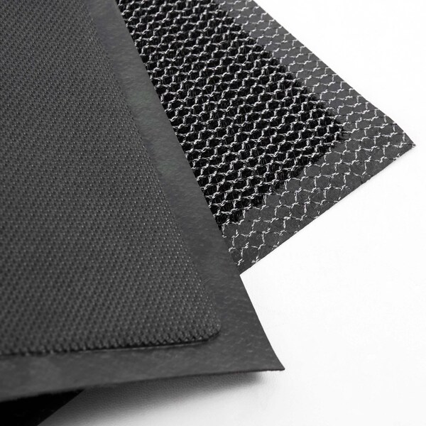 Floortex Mat, Nylon / Vinyl, 0.8 in Thick, Metallic Gray, 31 in W x 47 in L - NREMFLYV0016