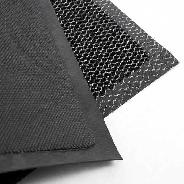 Floortex Mat, Nylon / Vinyl, 0.8 in Thick, Metallic Gray, 31 in W x 47 in L - NREMFLYV0016