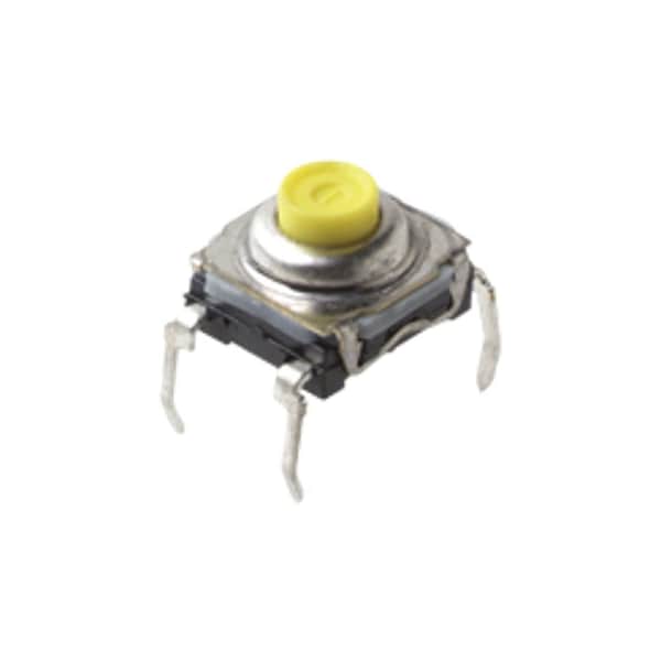 Switch de teclado C&K Components, 1 interruptor, SPST, momentáneo-táctil, 0.05A, 32Vdc, 1.6N, 4 orificios PCB Cnt, soldadura - KSA0M312LFT