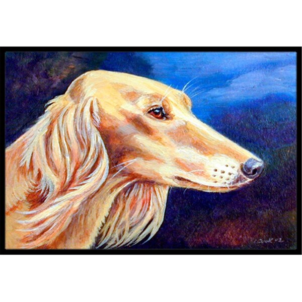Carolines Treasures 18 x 27 in. Saluki Indoor Outdoor Mat - 7124MAT