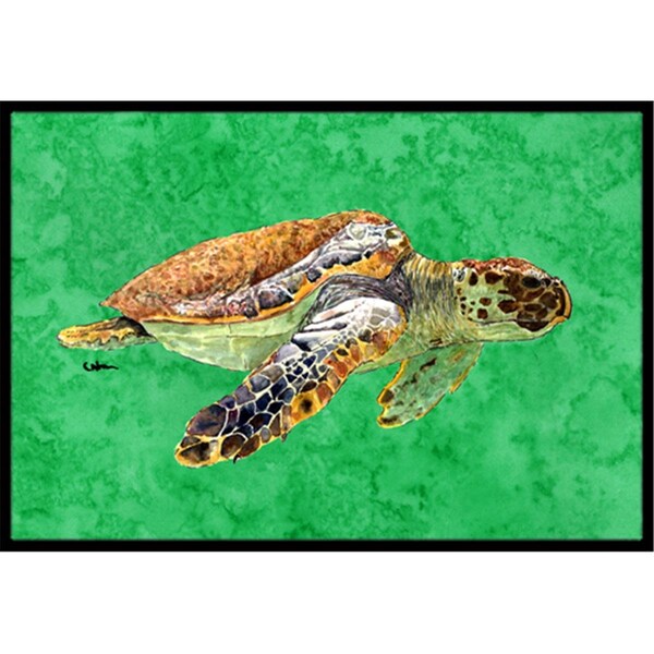 Carolines Treasures Turtle Indoor Or Outdoor Doormat- 24 x 36 in. - 8675JMAT