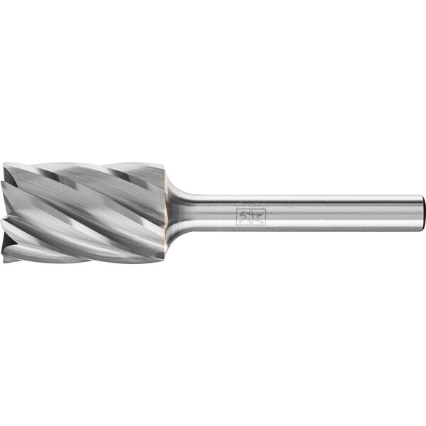 Pferd Carbide Bur - Cylind. (End Cut), ALU Cut - 5/8" x 1" x 1/4" Shank - SB-6 - 24295