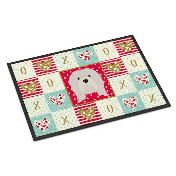 Carolines Treasures 24 x 36 in. Lhasa Apso Love Indoor or Outdoor Mat - CK5215JMAT