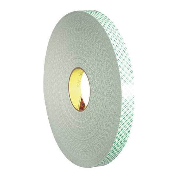 3M Dbl Side Foam Tape, 1"x72 yds., 1/32", Natural, PK9 - T9554032