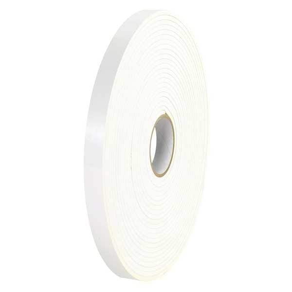 Tape Logic Tape Logic Double Sided Foam Tape, 1/16", 3/4" x 36 yds., White, 16/Case - T957116