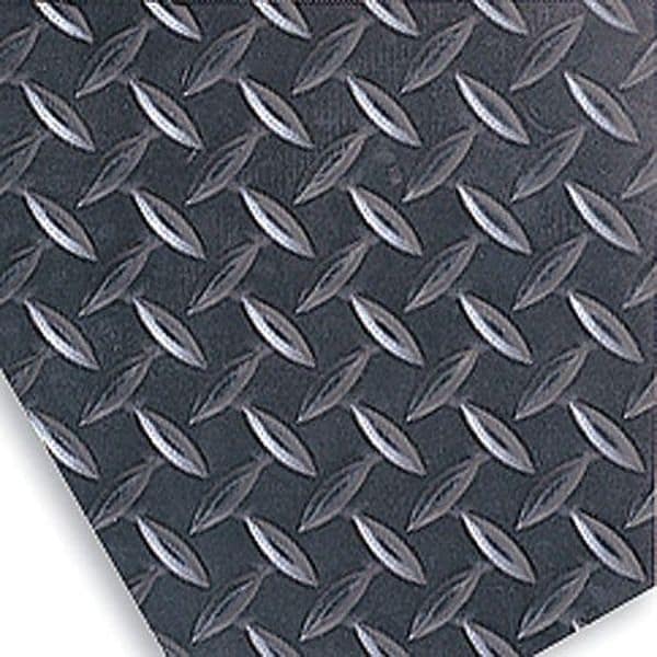 Notrax Traction Runner, 1/8 in Thickness, 4 ft W x 75 ft L, Black - 737R7548BL
