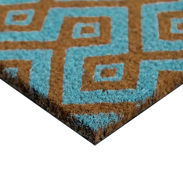 Msi Aqua Square 18 In. X 30 In. Coir Door Mat - ZOR-CM-0001
