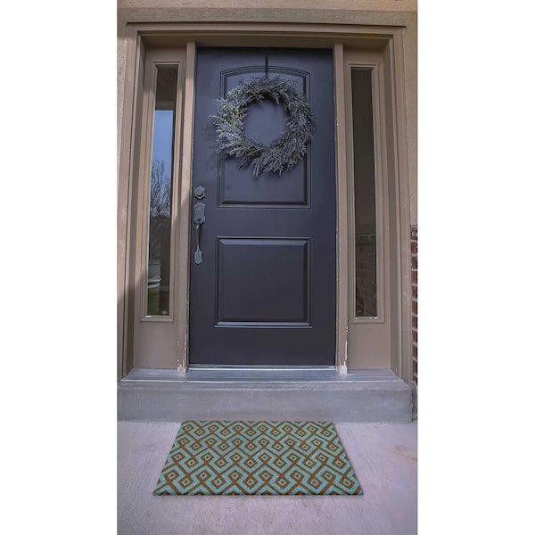 Msi Aqua Square 18 In. X 30 In. Coir Door Mat - ZOR-CM-0001