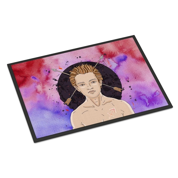 Carolines Treasures 24 x 36 in. Sagittarius Zodiac Sign Indoor or Outdoor Mat - BB7325JMAT