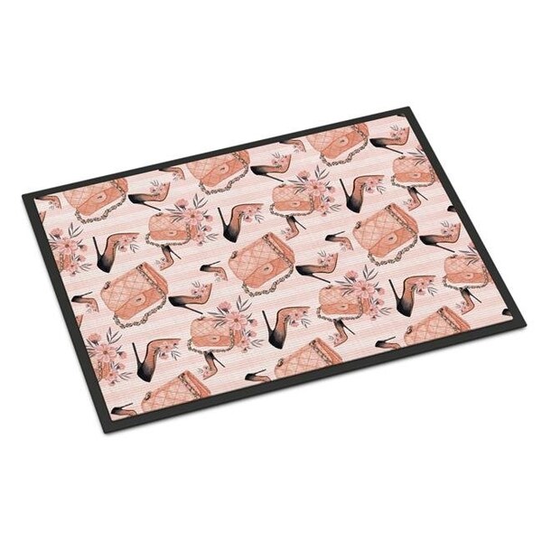 Carolines Treasures Carolines Treasures BB7506MAT Fashion Diva Shoes & Purses Indoor or Outdoor Mat; 18 x 27 in. - BB7506MAT