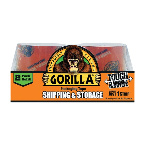 Gorilla Glue Gorilla 2.88 in. W X 60 yd L Heavy Duty Packaging Tape - 6030402