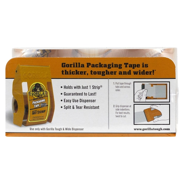 Gorilla Glue Gorilla 2.88 in. W X 60 yd L Heavy Duty Packaging Tape - 6030402