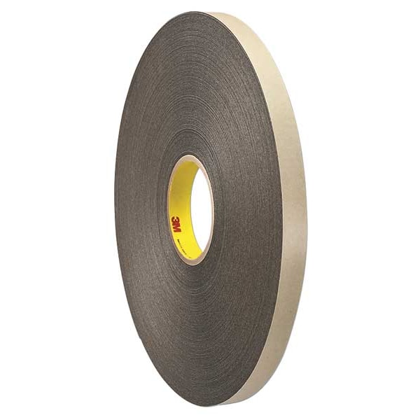 3M Double-Sided Foam Tape, 3/4 in W, 72 yd L, 1/32 in, Polyethylene Foam, Double-Sided - 4492