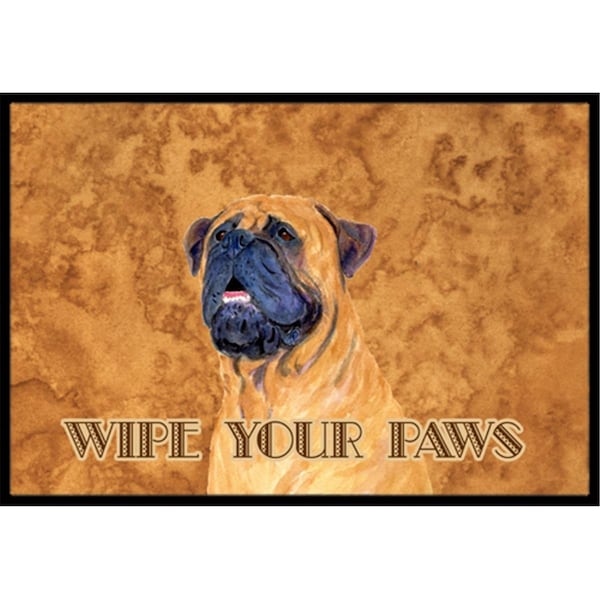 Carolines Treasures 18 X 27 In. Mastiff Wipe Your Paws Indoor Or Outdoor Mat - CA74615
