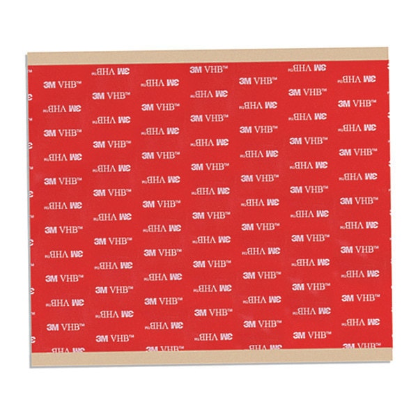 3M 3M 5962 VHB Tape 7" x 7", Black, 62 mil, 4PK - 5962