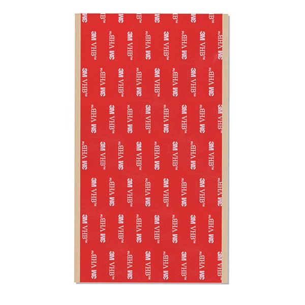 3M 3M 5962 VHB Tape 5" x 10", Black, 62 mil, 5PK - 5962