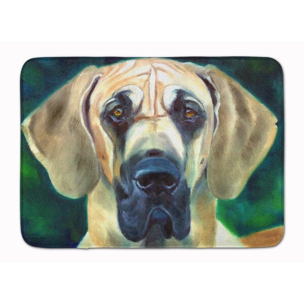 Carolines Treasures Great Dane Lookin at You Machine Washable Memory Foam Mat - 7444RUG
