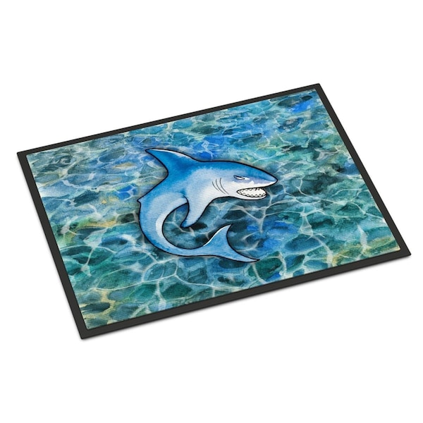 Carolines Treasures 24 x 36 in. Shark Indoor or Outdoor Mat - BB5352JMAT