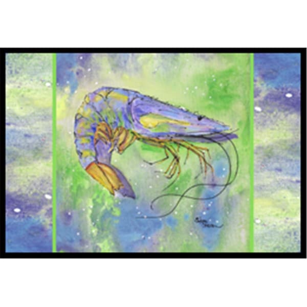 Carolines Treasures 36 x 24 in. Shrimp Indoor Or Outdoor Doormat - 8342-JMAT