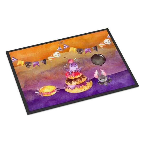 Carolines Treasures 18 x 27 in. Halloween Sweets Party Indoor or Outdoor Mat - BB7463MAT