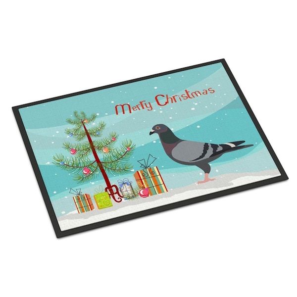 Carolines Treasures Racing Pigeon Christmas Indoor or Outdoor Mat, 24 x 36 in. - BB9318JMAT