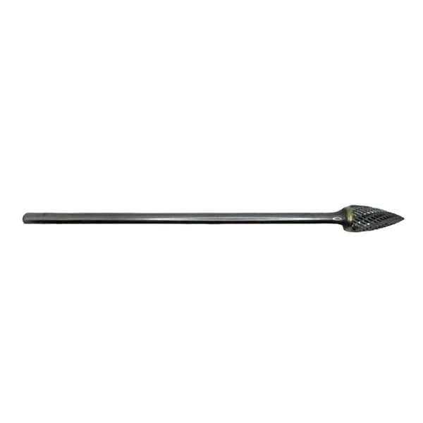 Eagle Taptek Cutting Tools SG-3 3/8 X 6in OAL POINTED TREE SOLID CARBIDE DOUBLE CUT BURR - CB-SG-3-L6-D