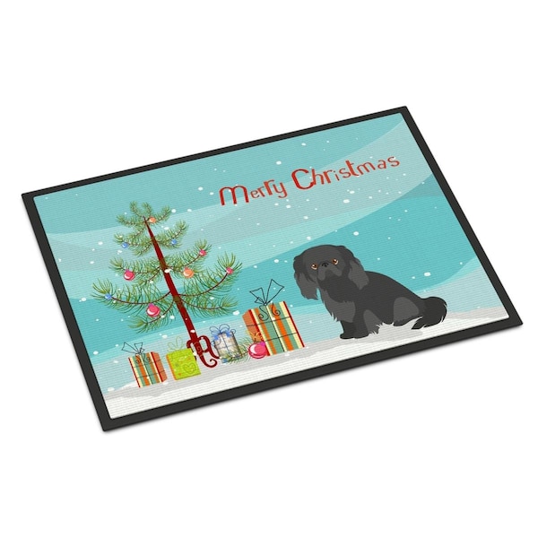 Carolines Treasures 24 x 36 in. Pekingese Christmas Tree Indoor or Outdoor Mat - CK3505JMAT