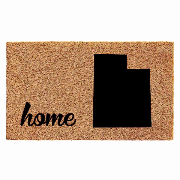 Calloway Mills Entrance Mat, Coir, Natural, Black - 105432436