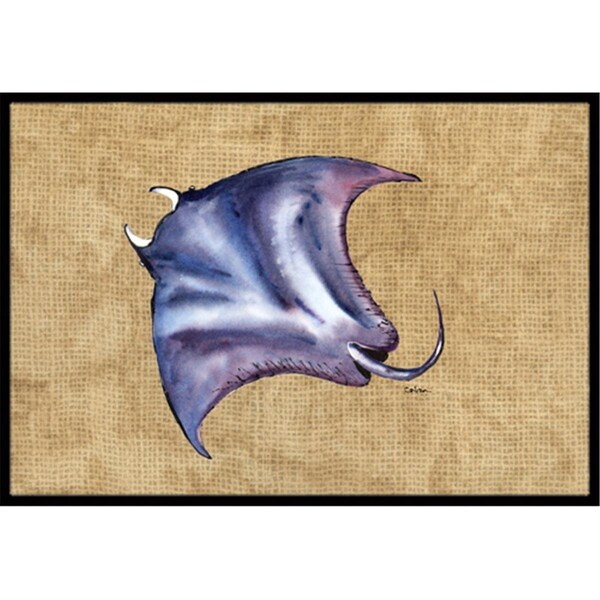 Carolines Treasures 18 x 27 In. Stingray Indoor or Outdoor Mat - 8814MAT