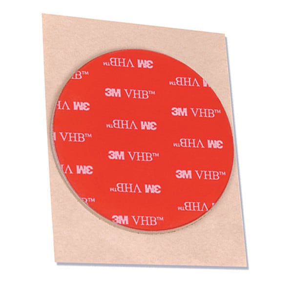 3M 3M 5962 VHB Tape 3.5" circle, Black, 62 mil, 100PK - 5962