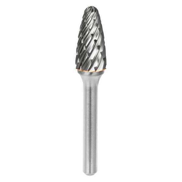 Sgspro Carbide Bur, Double Cut, 5/8in Cut L, SF1 - 19375