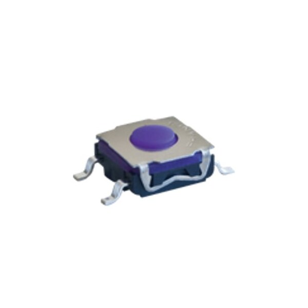 C&K Components Teclado Interruptor, 1 Interruptor, SPST, Momentáneo-Táctil, 0.05A, 32Vdc, 2.2N, Terminal de Soldadura, Superficie - KSEM31GLFS