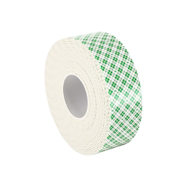 3M 3M 4004 Double Coated Foam Tape 2.25" x 5yd, White - 4004