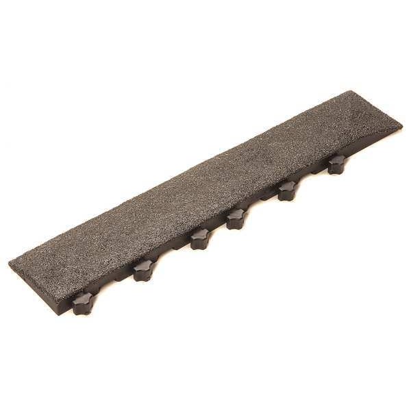 Ergo Advantage Safe-Flex Ramp Edge with Corner, PVC, 4 in W x 22 in L, 1 in Thick, 2 PK - AG6-B