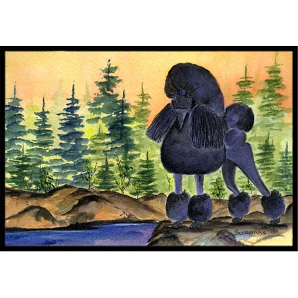 Carolines Treasures 18 x 27 in. Poodle Indoor & Outdoor Doormat - CA65398