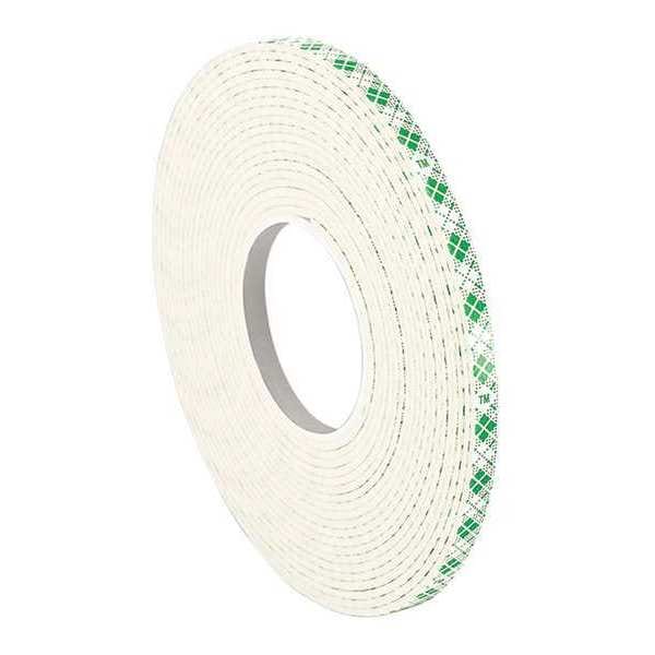 3M 3M 4004 Double Coated Foam Tape 0.75" x 18yd, White - 4004