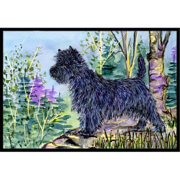 Jensendistributionservices 18 x 27 in. Cairn Terrier Indoor Outdoor Doormat - MI2557792