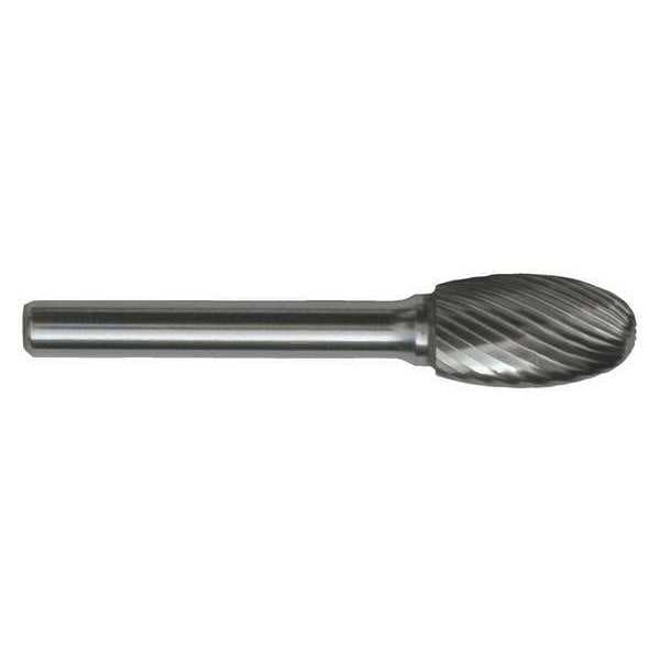 Cle-Line 1/8x1/8 Solid Carbide Shank Standard Cut Carbide SE-41 Cle-Line 1851 Egg Shaped Bur - C17700