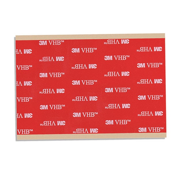 3M 3M 5962 VHB Tape 4" x 6", Black, 62 mil, 6PK - 5962