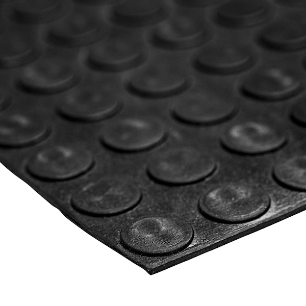 Msi Doormat, Rubber, 0.15 in Thick, Black, 39 in W x 394 in L - ZOR-RB-UM-0001