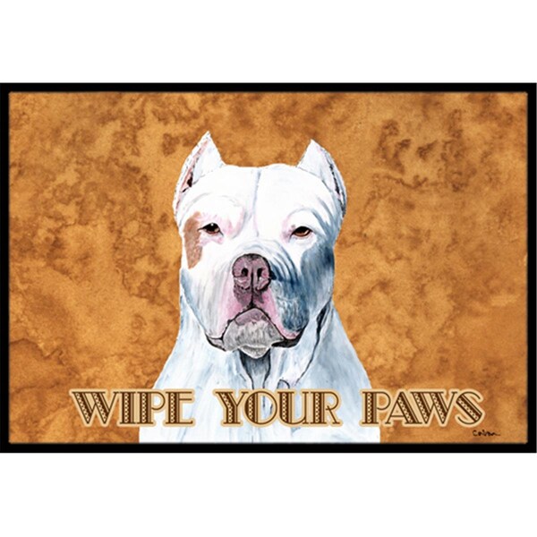 Carolines Treasures 18 x 27 in. Pit Bull Indoor & Outdoor Doormat - CA65372