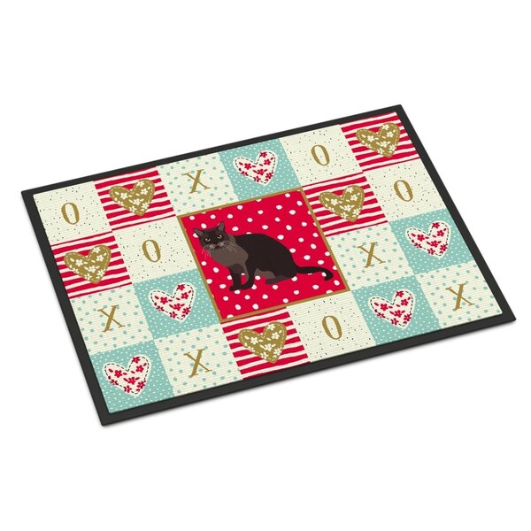 Carolines Treasures 18 x 27 in. European Burmese Cat Love Indoor or Outdoor Mat - CK5761MAT