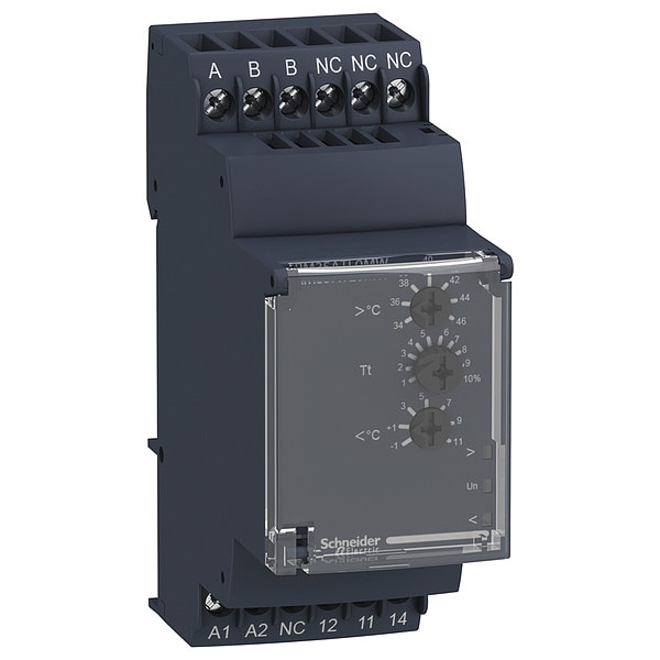 Relevador Schneider Electric, 24 a 240V de voltaje de bobina AC/DC, 1 contacto NF - RM35ATL0MW
